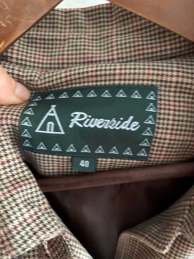 Trench cuadros Riverside Talla L
