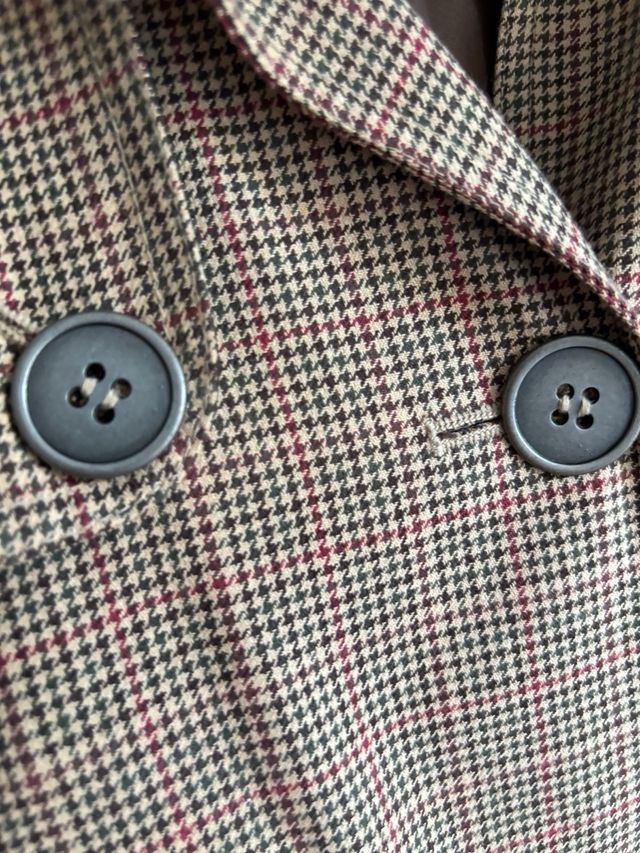 Trench cuadros Riverside Talla L