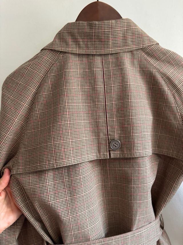 Trench cuadros Riverside Talla L