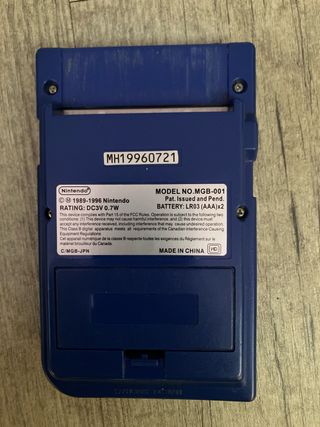 Nintendo Game Boy Pocket Azul Marino