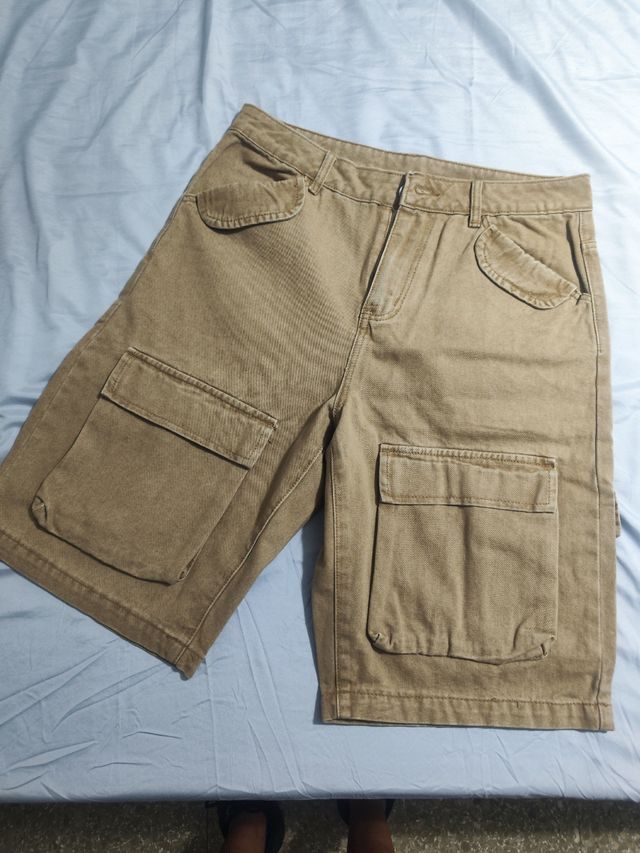 Pantalón corto cargo Shein marrón