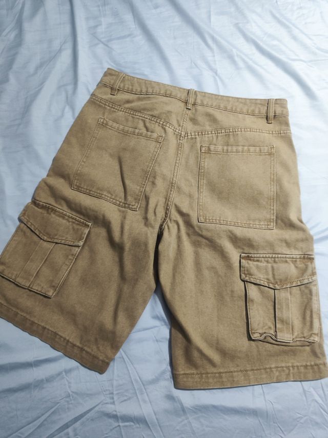 Pantalón corto cargo Shein marrón