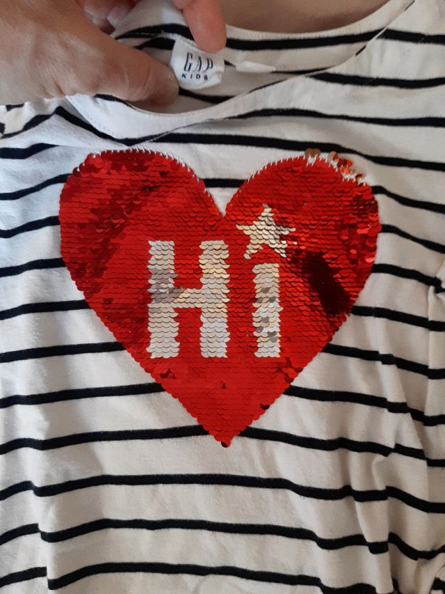 Camisetas manga larga niña 6-8años GAP,Zara,Mango