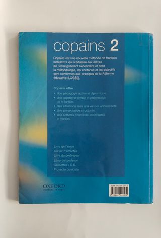 Copains 2 (livre eleve)
Frances para ESO de Oxford