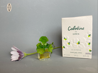Miniatura  fragancia CABOTINE, de Gres Parfums