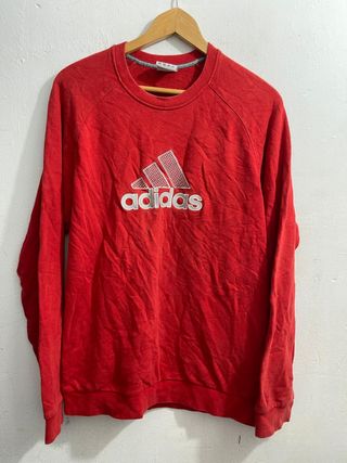 ¡¡OFERTA!! Talla S Sudadera Adidas Roja Vintage 