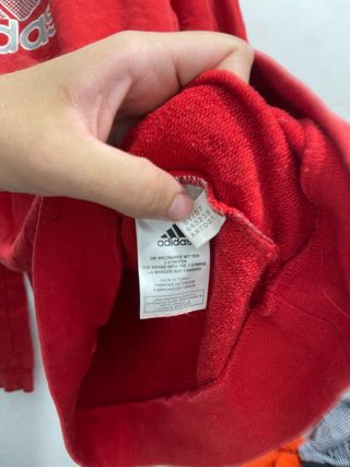 ¡¡OFERTA!! Talla S Sudadera Adidas Roja Vintage 
