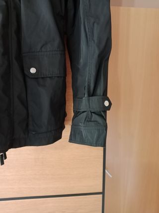 Chaqueta Zara Man 3/4 Negra Talla L