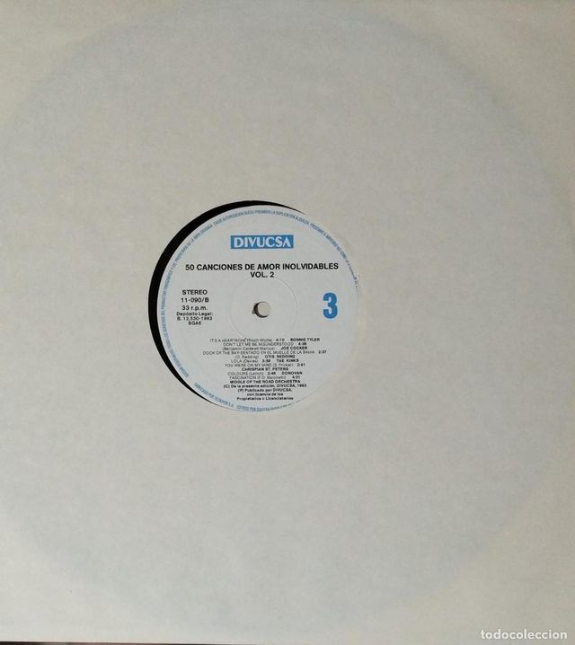 50 Canciones de Amor Inolvidables 3xLP Vinilo