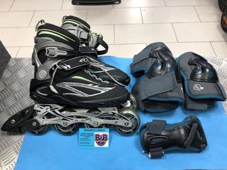 Patines en línea Fila con protecciones