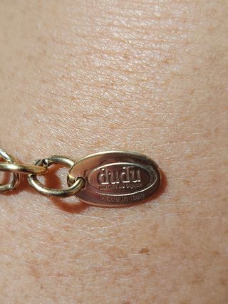 Collana Dudu Parfum de Bijoux Pietre Beige/Bianco