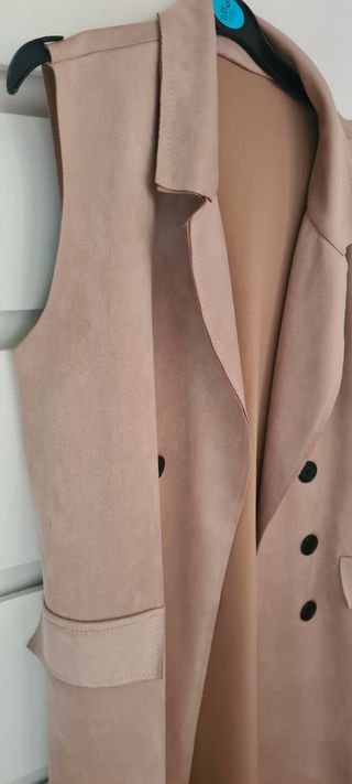 Chaleco talla única Beige