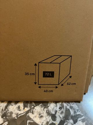 cajas de cartón para mudanzas de 2 tamaños