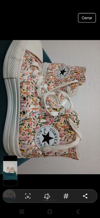 Converse Plataforma Floral Multicolor