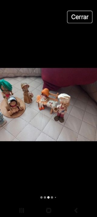 Bambole in legno fatte a mano