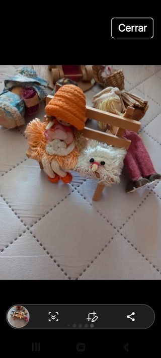 Bambole in legno fatte a mano