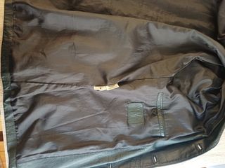 Chaqueta de cuero negra