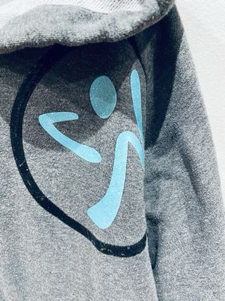 Sudadera Zumba Gris y Turquesa
