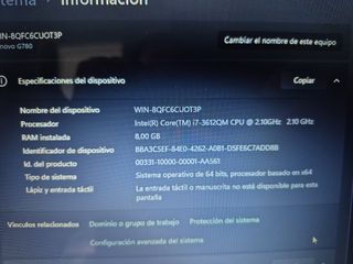 Lenovo G780 Portátil Windows 11