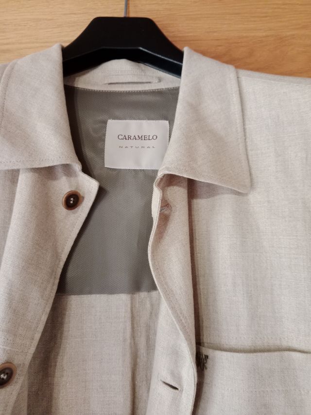 Americana de Lino Verano CARAMELO Beige