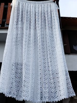 Tenda  bianche in tessuto