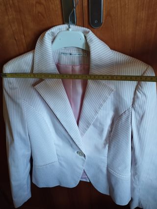 Chaqueta americana Tommy Hilfiger Rayas Rosas