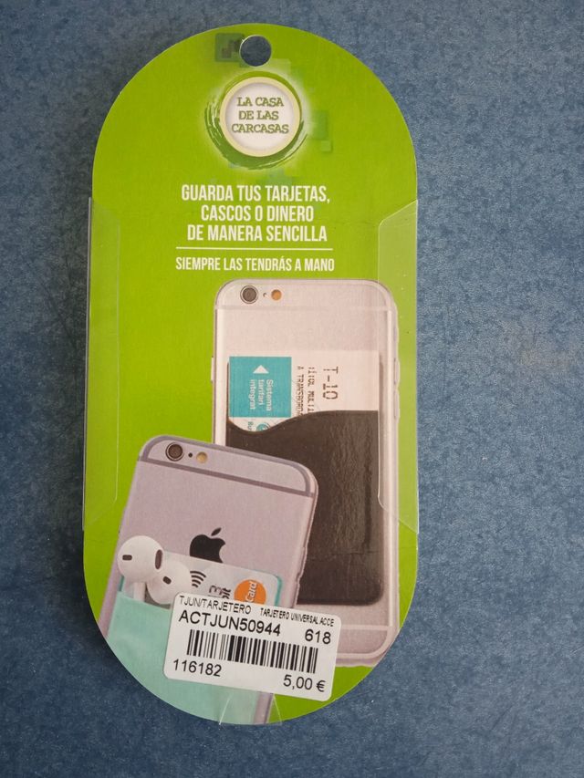 Tarjetero Adhesivo Silicona Móvil