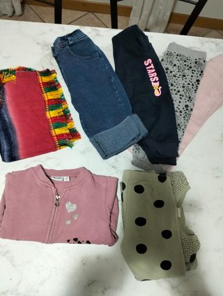 Lotto abbigliamento bimba