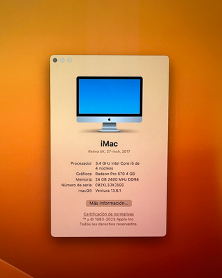 iMac Pro Retina 5K 27” 24GB 1TB 2017