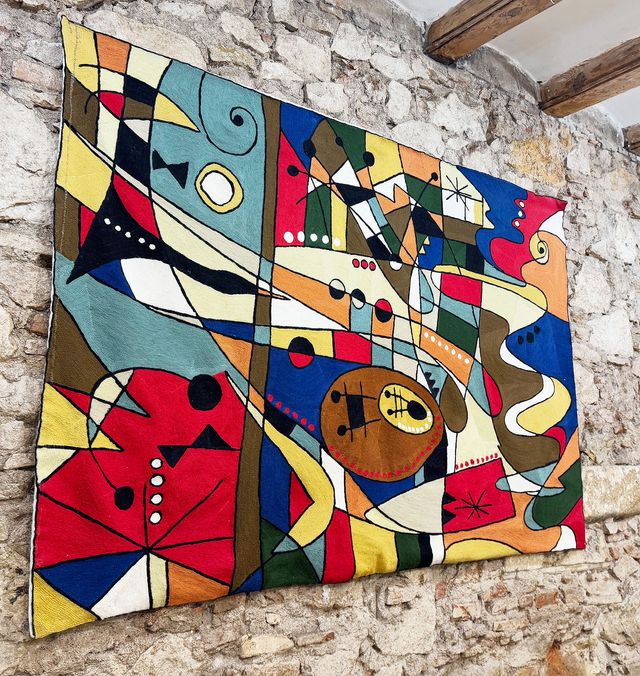 Tapiz Lana Cachemira Multicolor