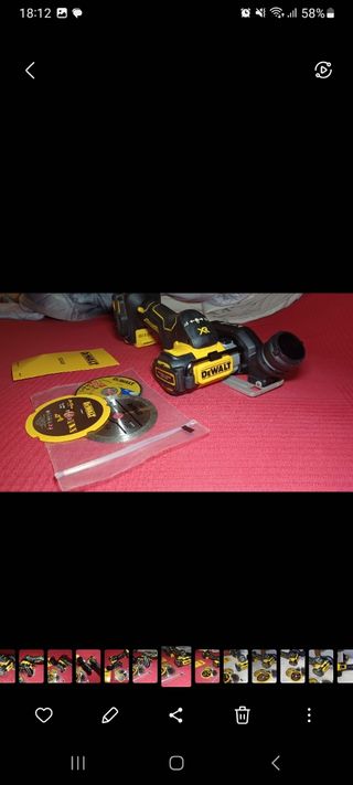 Mini sierra Dewalt DCS438N