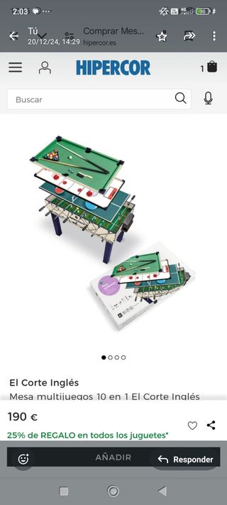 Mesa de juegos