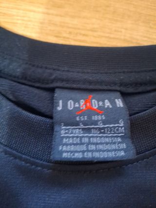 Conjunto Chándal Jordan Niño Negro y rojo, 