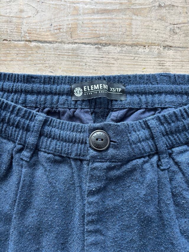 Pantalón Element Lana Azul Talla XS