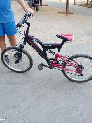Bicicleta Infantil X3 20 Roja y Negra