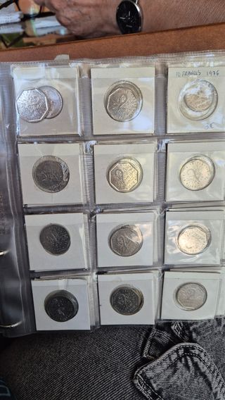 Colección 71 Monedas Francesas