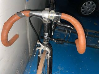 Bicicleta Fixie Tekila Bikes Negra y Marrón 