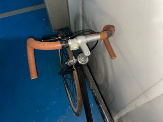 Bicicleta Fixie Tekila Bikes Negra y Marrón 