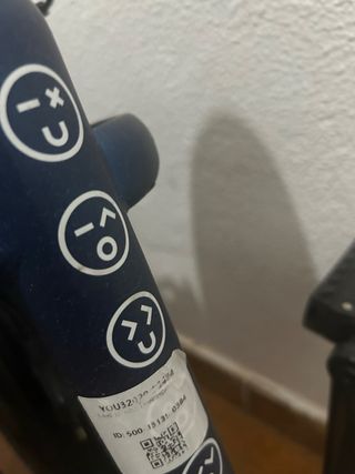 Bicicleta Eléctrica Plegable Azul