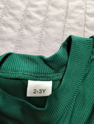 Completo bimba verde tartan