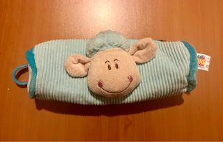 Astuccio peluche pecora azzurra