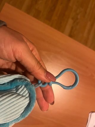 Astuccio peluche pecora azzurra