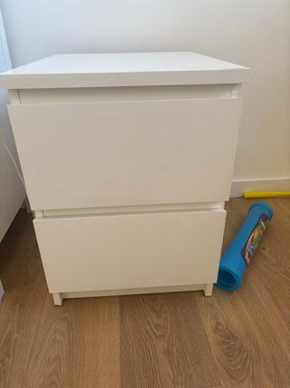 Comodino IKEA MALM bianco