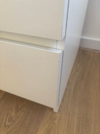 Comodino IKEA MALM bianco