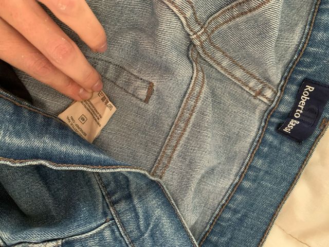 Vaqueros Roberto Bassi Hombre Talla 46 Azul