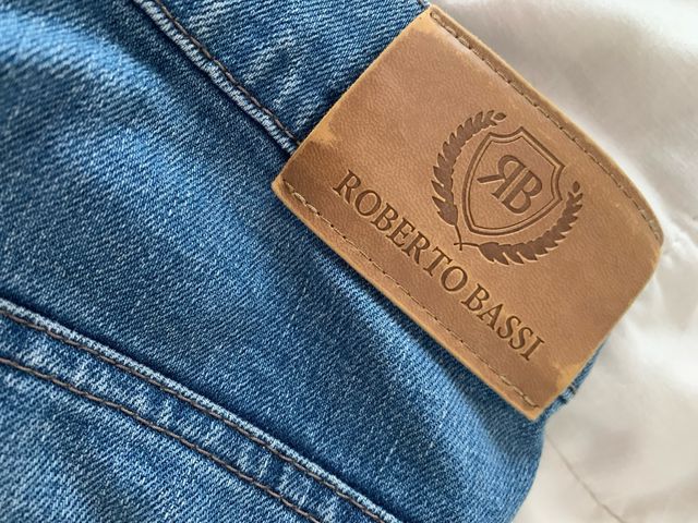 Vaqueros Roberto Bassi Hombre Talla 46 Azul