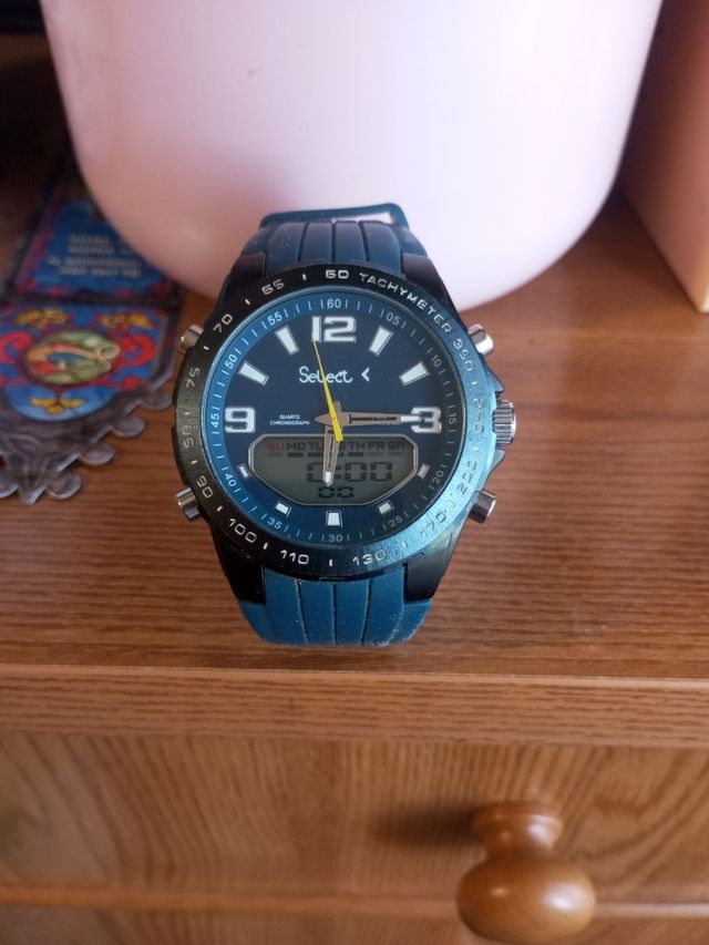 Reloj Select Negro y Azul
