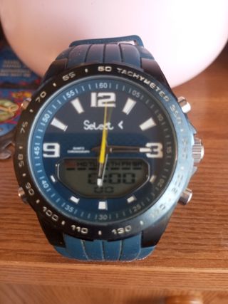 Reloj Select Negro y Azul