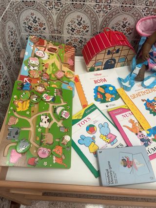 Lote Juguetes Bebé: Libros y Puzzles