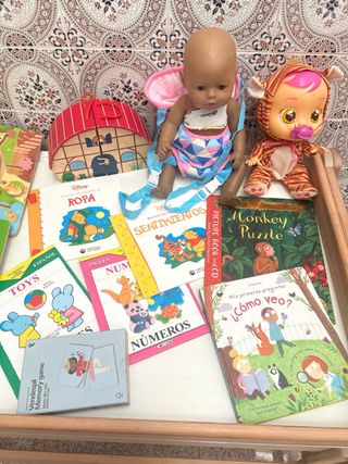 Lote Juguetes Bebé: Libros y Puzzles